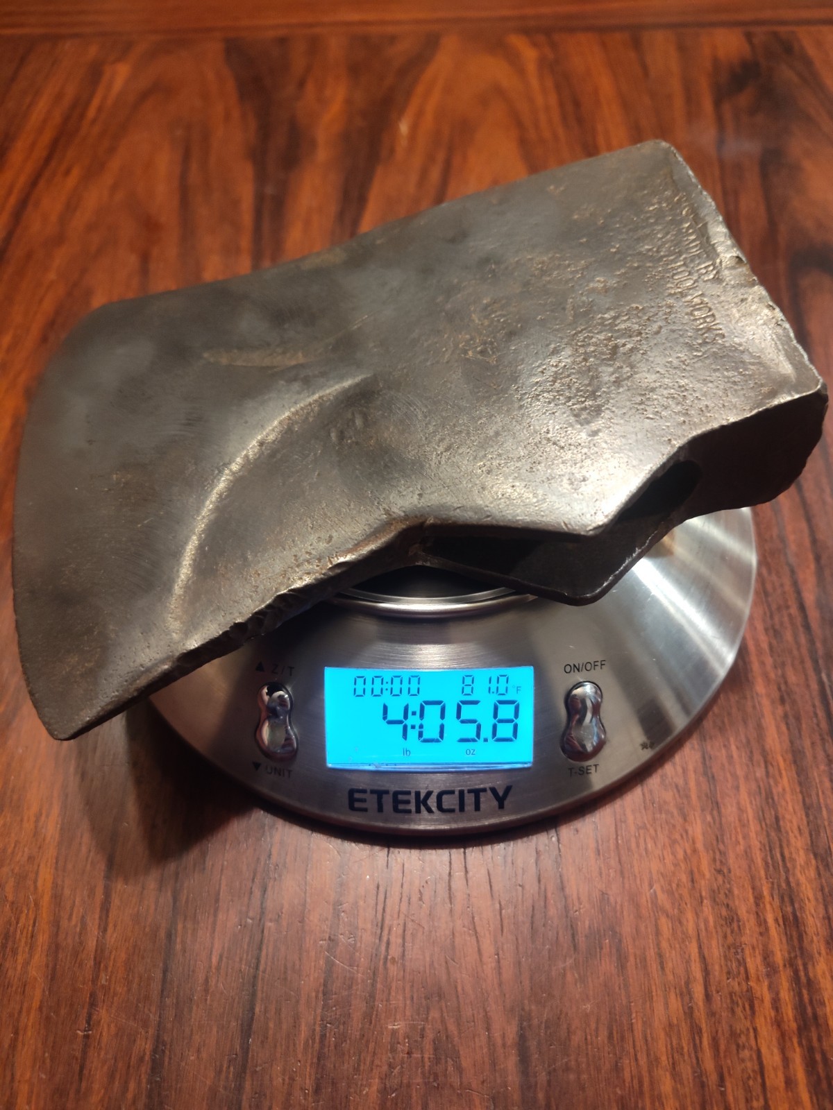 Vintage 4lb 5oz Phantom Bevel Bit Axe Jersey Head Tool WC Kelly Works W.VA USA