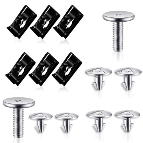 MLY 14 PCS Lower Engine Cover Skid Plate Screw, Engine Splash Shield Hardware