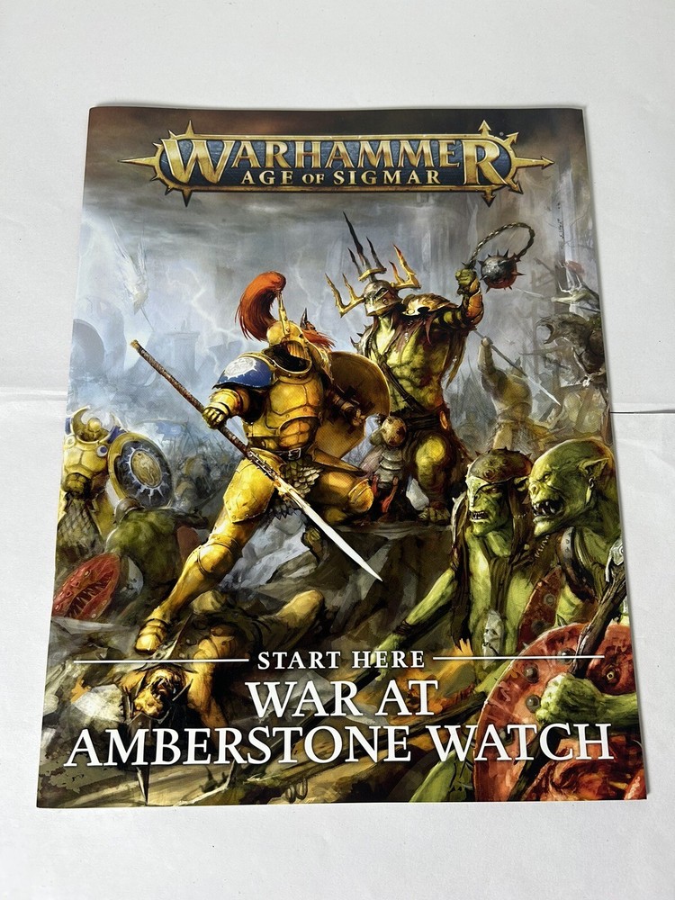 Warhammer Age Of Sigmar Booklet and Data from Harbringer Edition