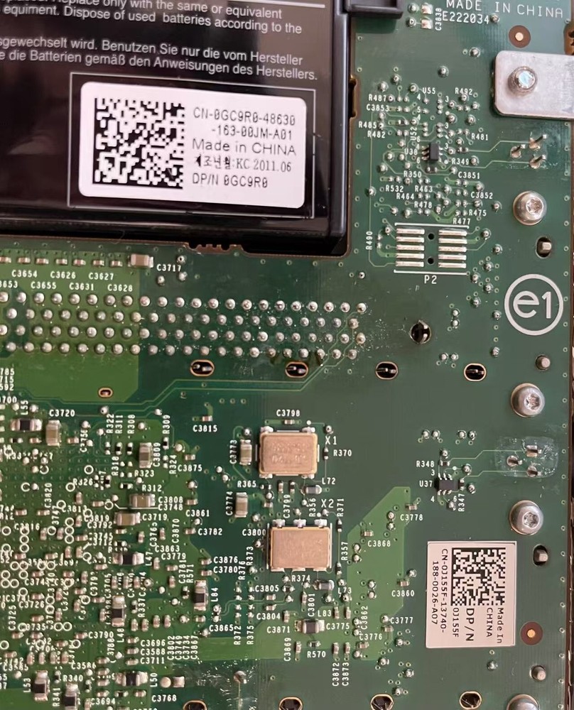 DELL J155F - PERC 6/E PCI-E SAS RAID CONTROLLER WITH 512MB BATTERY