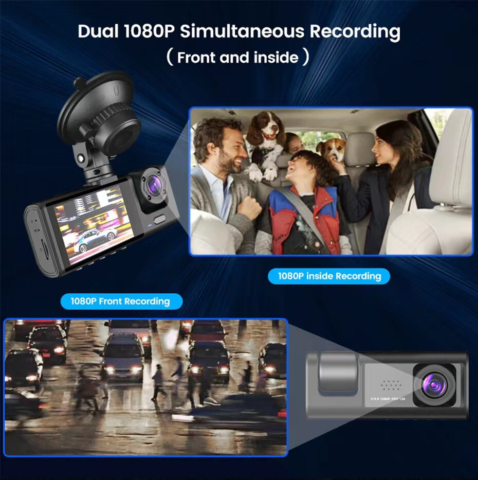 Car Dash Cam Video Recorder Camera Night Vision Loop Recording 170° Wide Angle