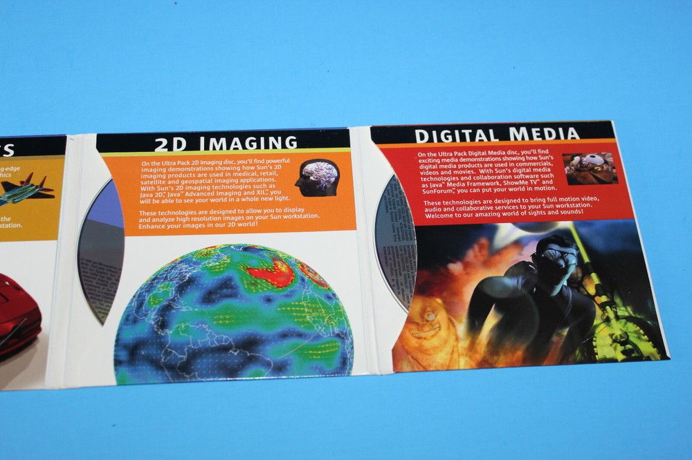 Sun Microsystems Ultra Pack 3D Graphics 2D Imaging & Digital Media Software