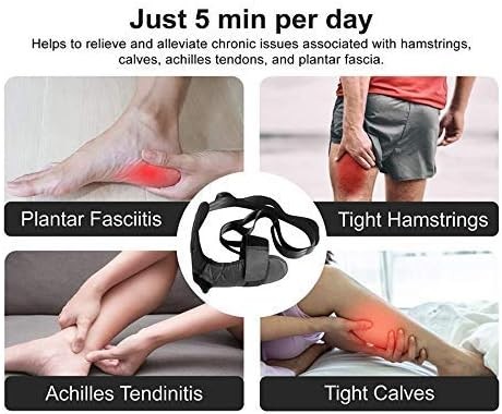 Foot and Calf Stretcher, Leg Hamstring Stretching Black