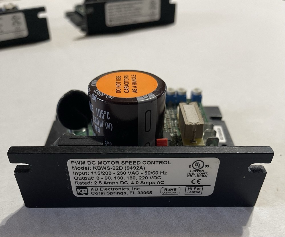 KB Electronics KBWS-22D, 9492A Whisper Drive DC Motor Controller