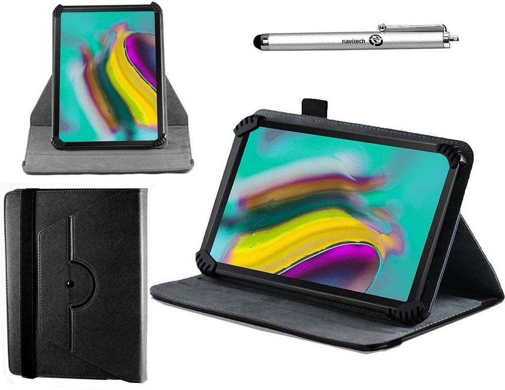 Navitech Black Tablet Case For iRULU 10.1" Google Android 6.0 Tablet