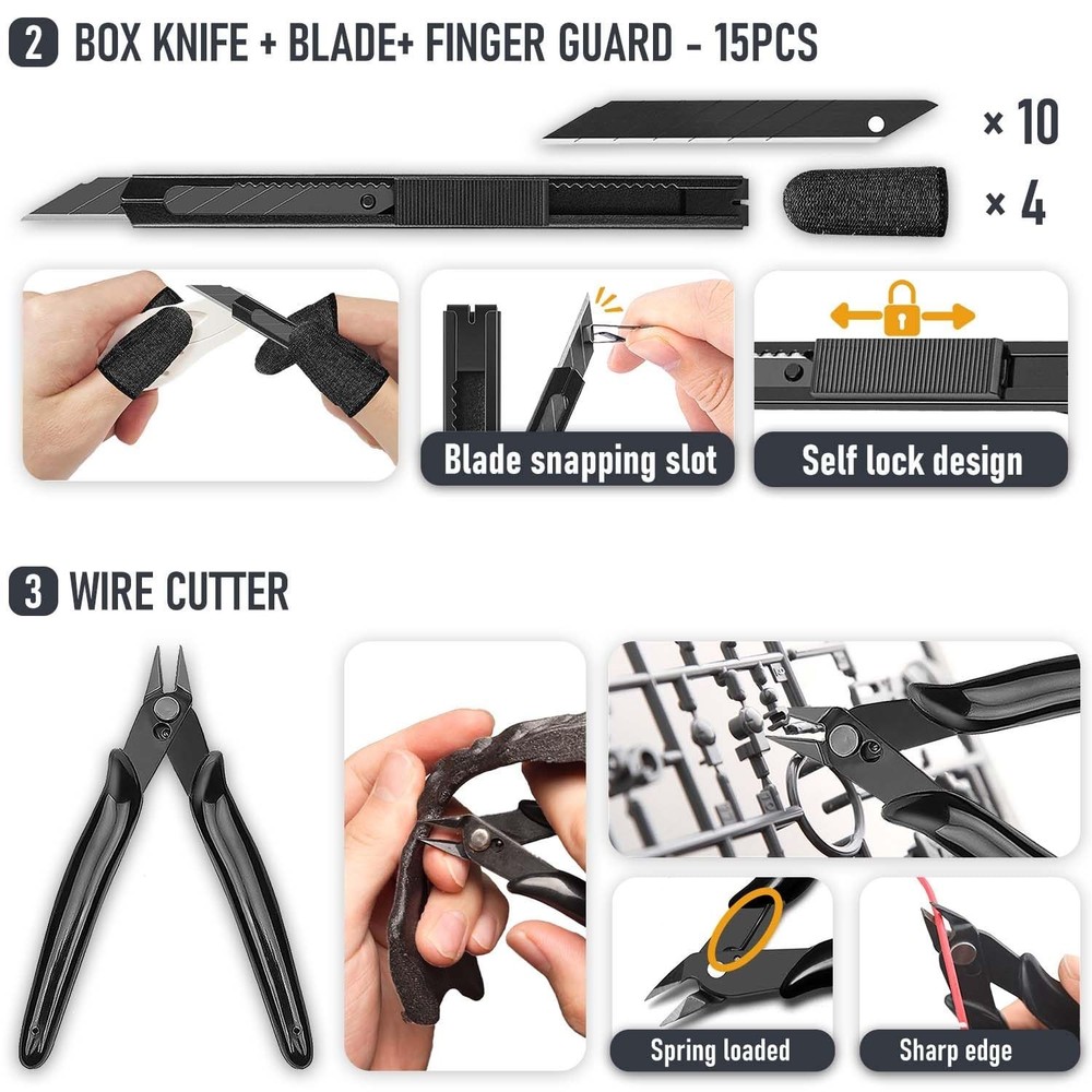 3D Printer Tools Kit, Quality 3D Printing Tool Kit for Model Measuring/Finish...