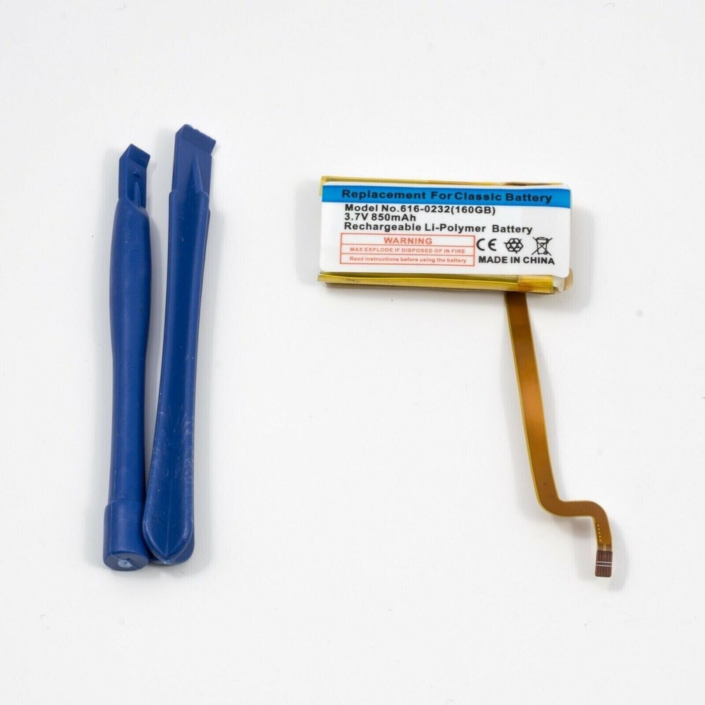 850mAh Replacement Battery for Apple iPod Classic 5th, 6th gen -THICK