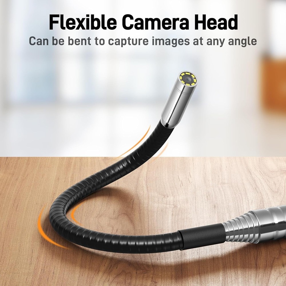 Teslong Telescopic Endoscope Borescope Inspection Camera 5FT Telescoping Pole