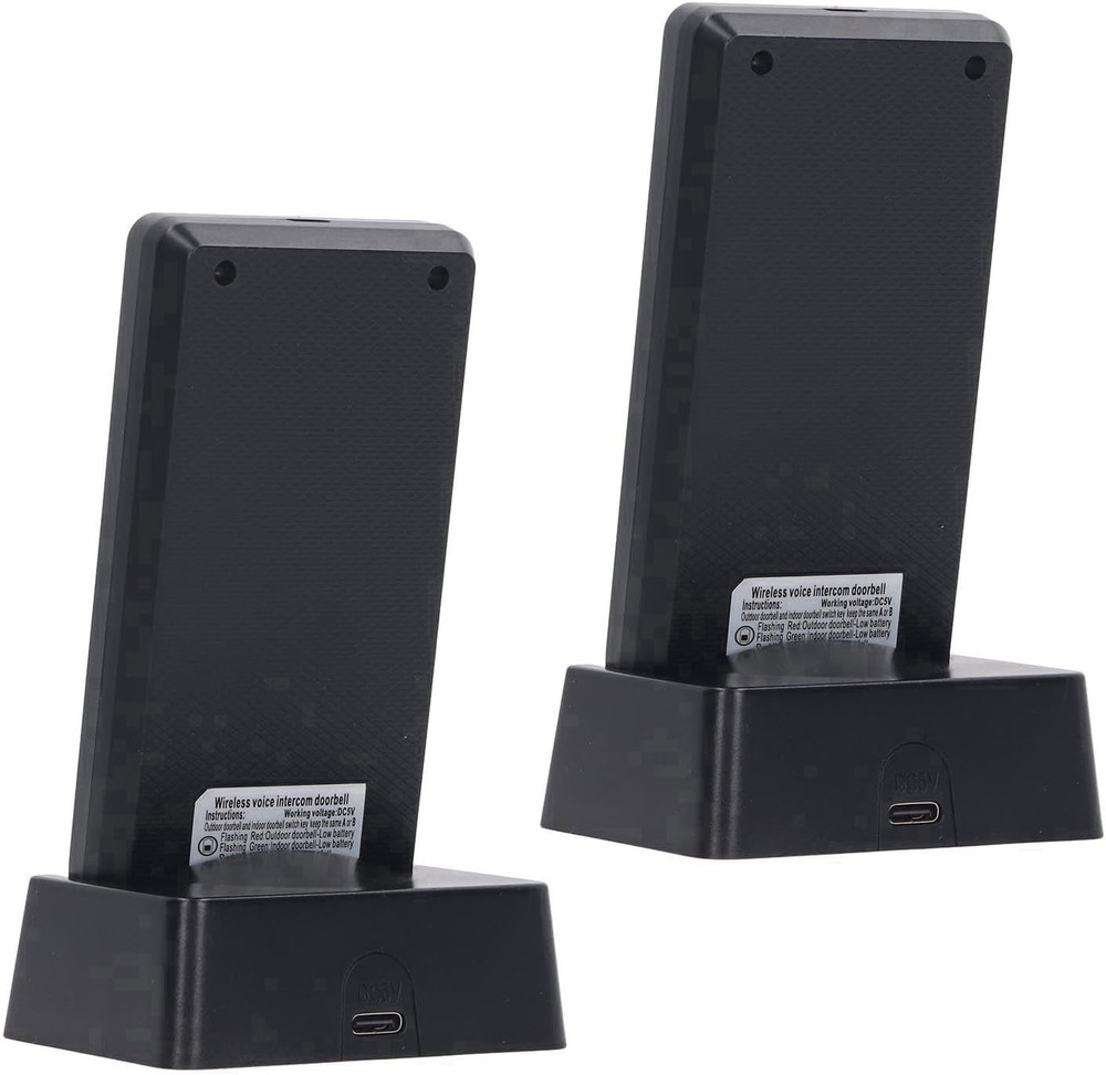 Wireless Intercom System Home Long Range Voice Intercom 2 Pcs Power Saving