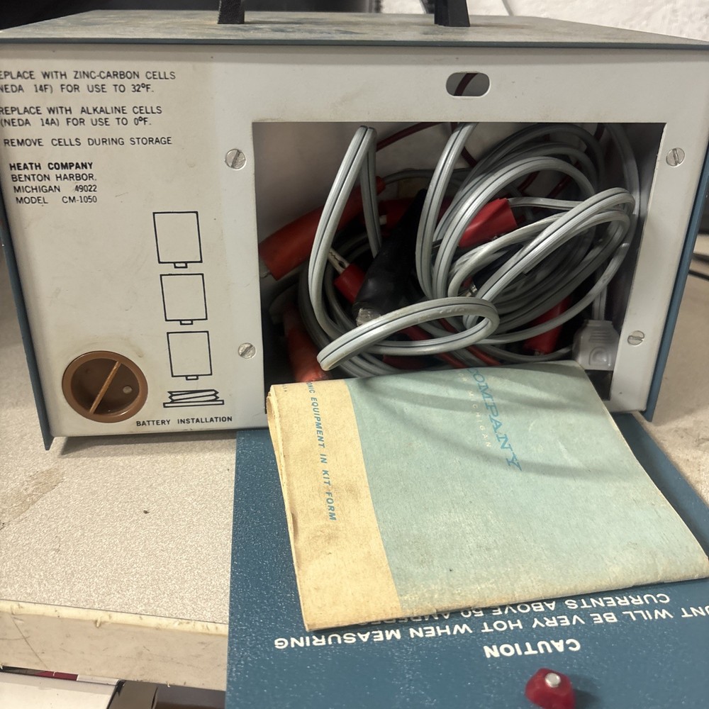 Heathkit Engine Analyzer CM-1050 works #G4