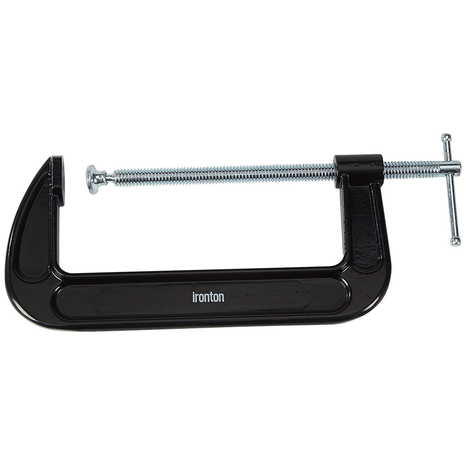 Ironton 8in. C-Clamp, 12,000-Lb. Clamping Pressure, 7.9in. Opening