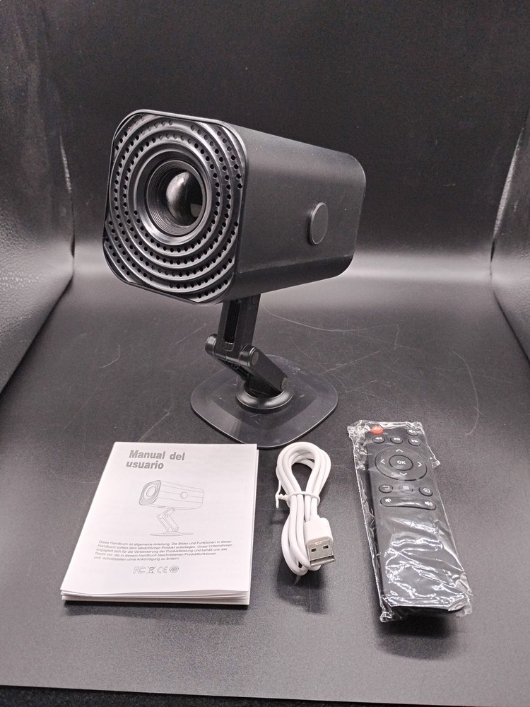 LED Mini Life Style Projector by Light Source Type C , HD Or USB Black