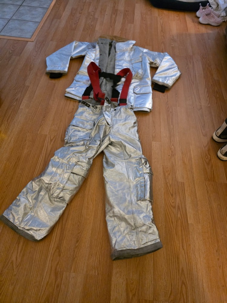 Firefighter turnout jacket and pants two sets one structural gear and one ARFF