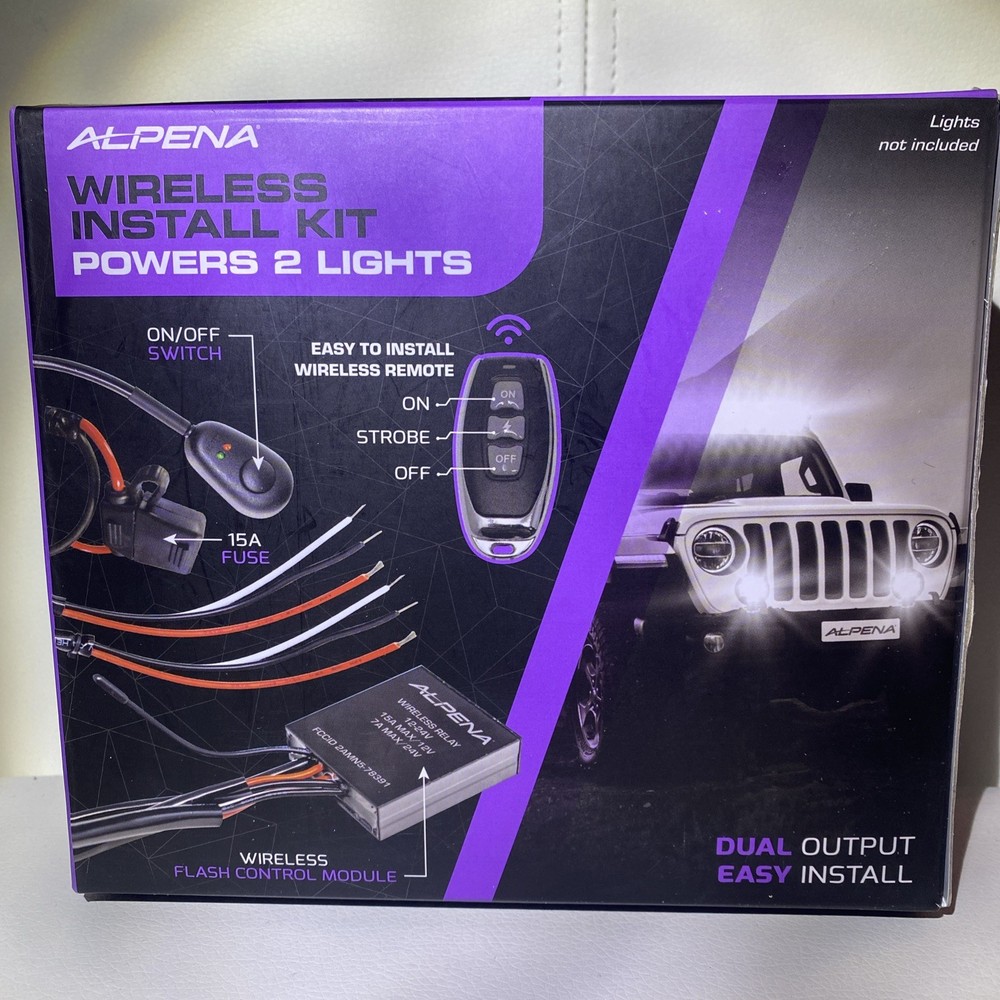 Alpena 78391 Wireless Install Kit - Powers 2 Lights QC1PASS