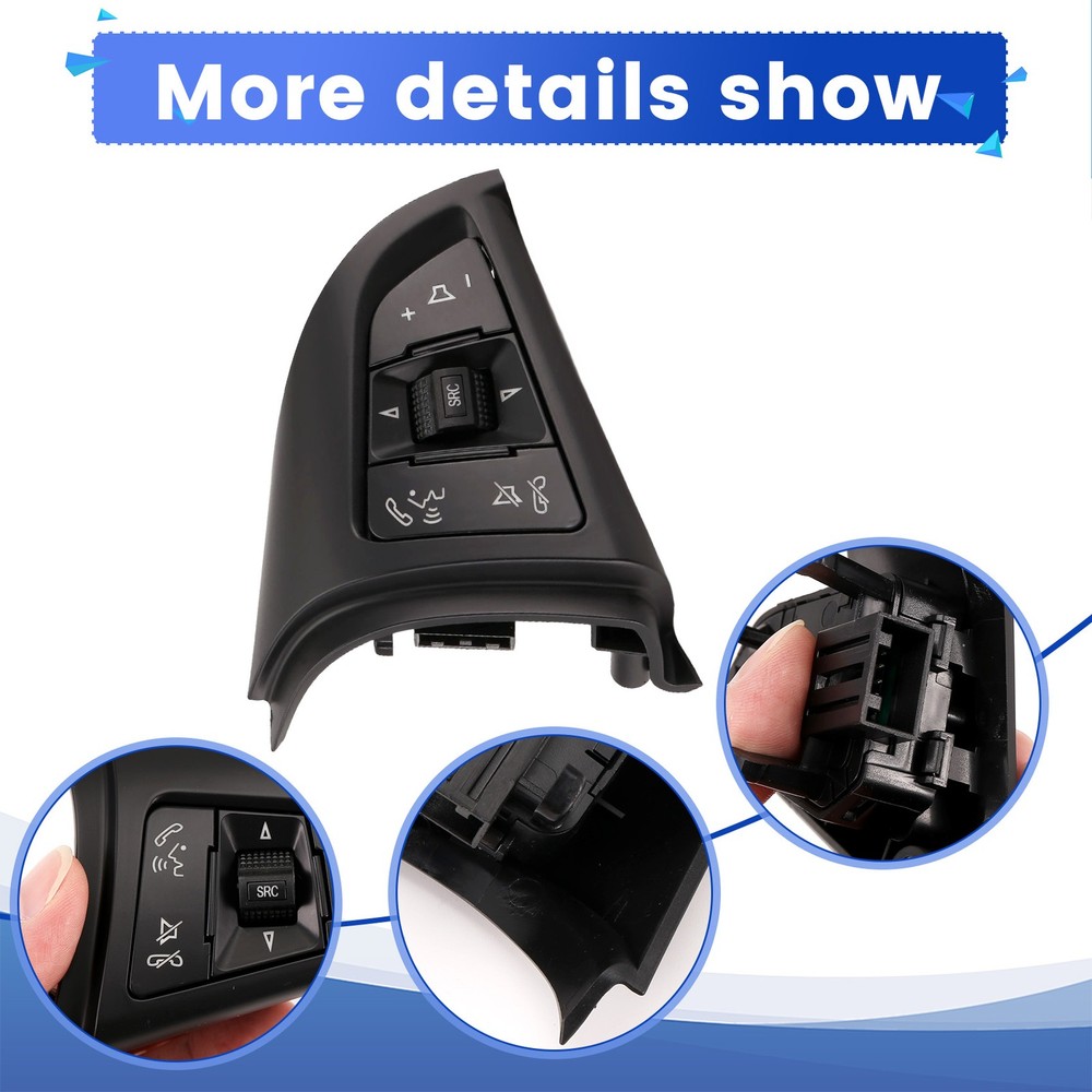 Car Steering Wheel Right Multifunction Button Telephone Volume Control 7244