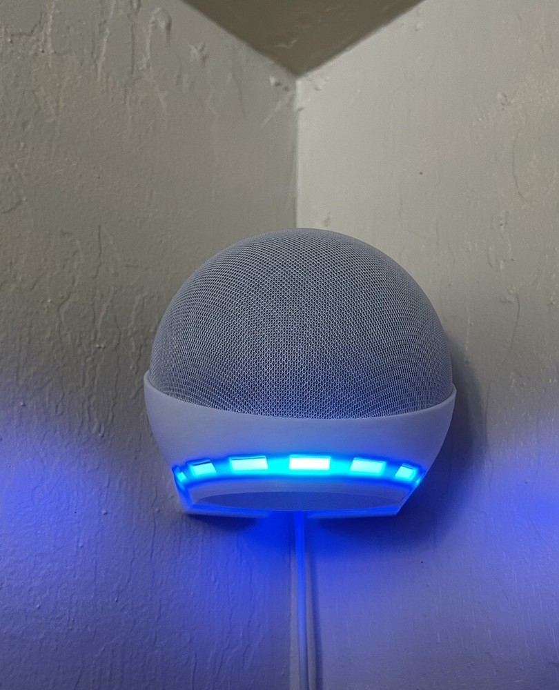 Echo Dot 4/5 Wall & Corner Mount Bracket Holder Accessory WHITE!!