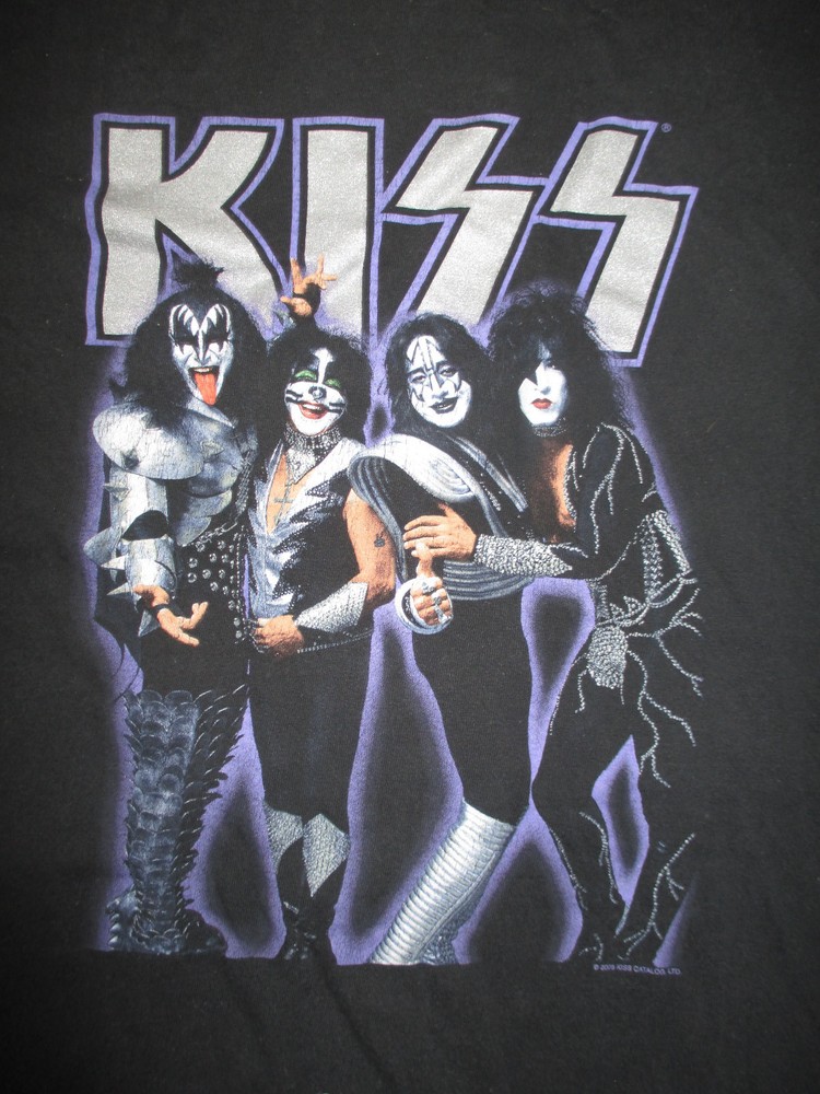 2005 KISS Tour (XL) T-Shirt GENE PAUL SIMMONS STANLEY PETER CRISS ACE FREHLEY