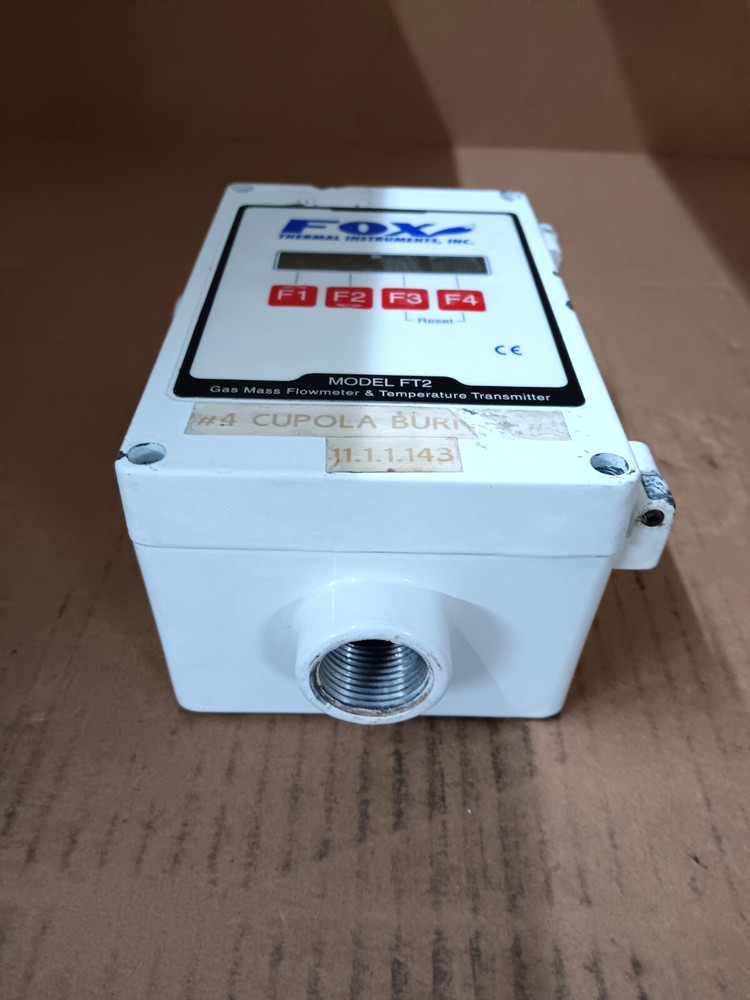 Fox Thermal Instruments Model FT2 Gas mass Flowmeter /Temperature Transmitter