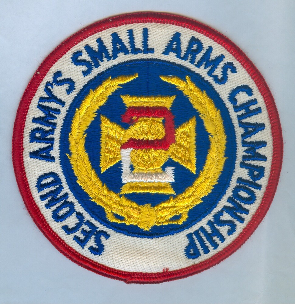 2d ARMY's SMALL ARMS CHAMPIONSHIP - A MINT PATCH!