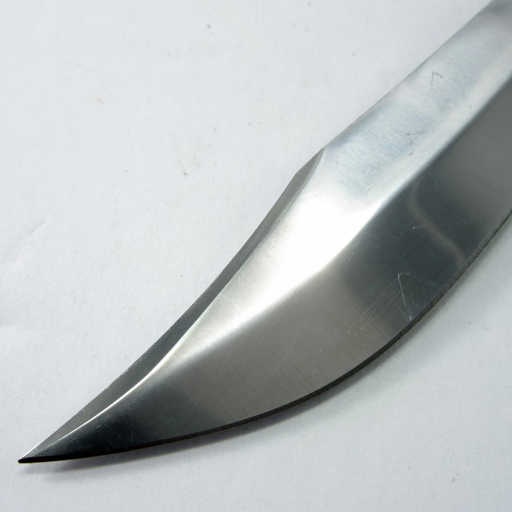 FIXED-BLADE HUNTING KNIFE | Rite Edge Mini Bowie Skinning Blade Black Wood