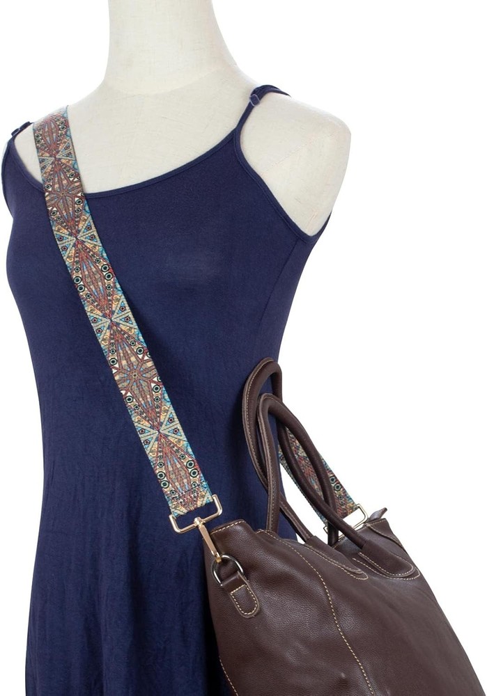 Crossbody Strap for Purses Replacement Adjustable Guitar Retro Rhombus