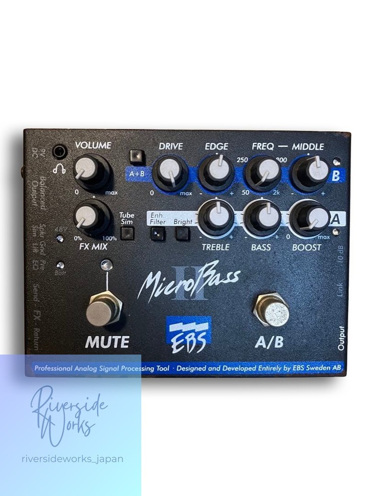 EBS MicroBass2 Bass Effects Pedal