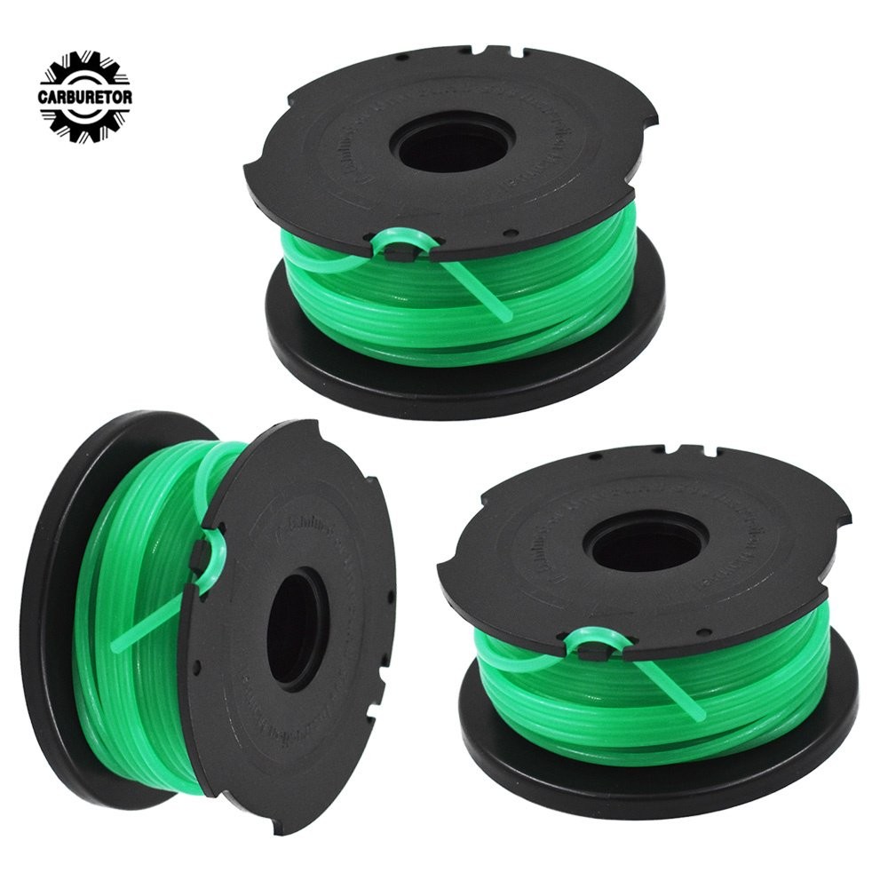 3 Pack String Trimmer Spool Line SF-080 Replace For Black & Decker GH3000 Model