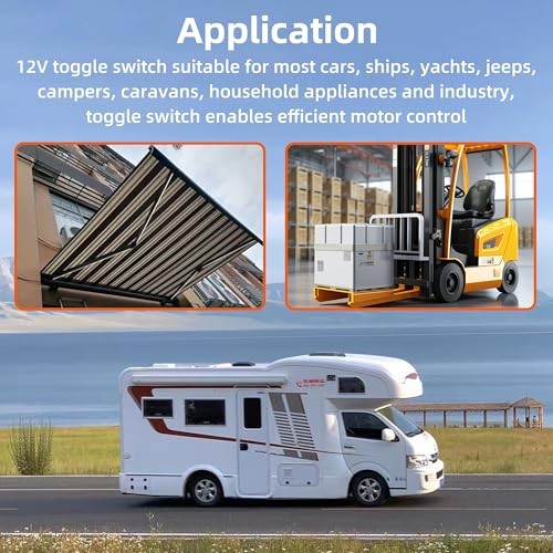 Reverse Polarity Toggle Reverse Polarity (ON)-Off-(ON) with Panel and Wire