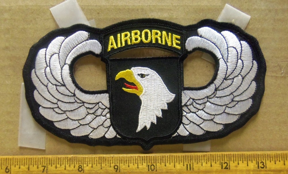 X-Large US Army – 101st Airborne Wings Embroidered Patch