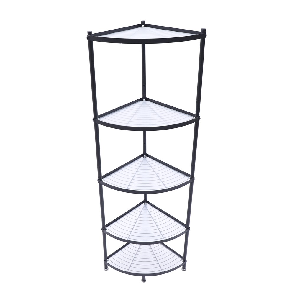5-Tier Triangular Pot Rack - Space-Saving Kitchen Organizer for Cookware