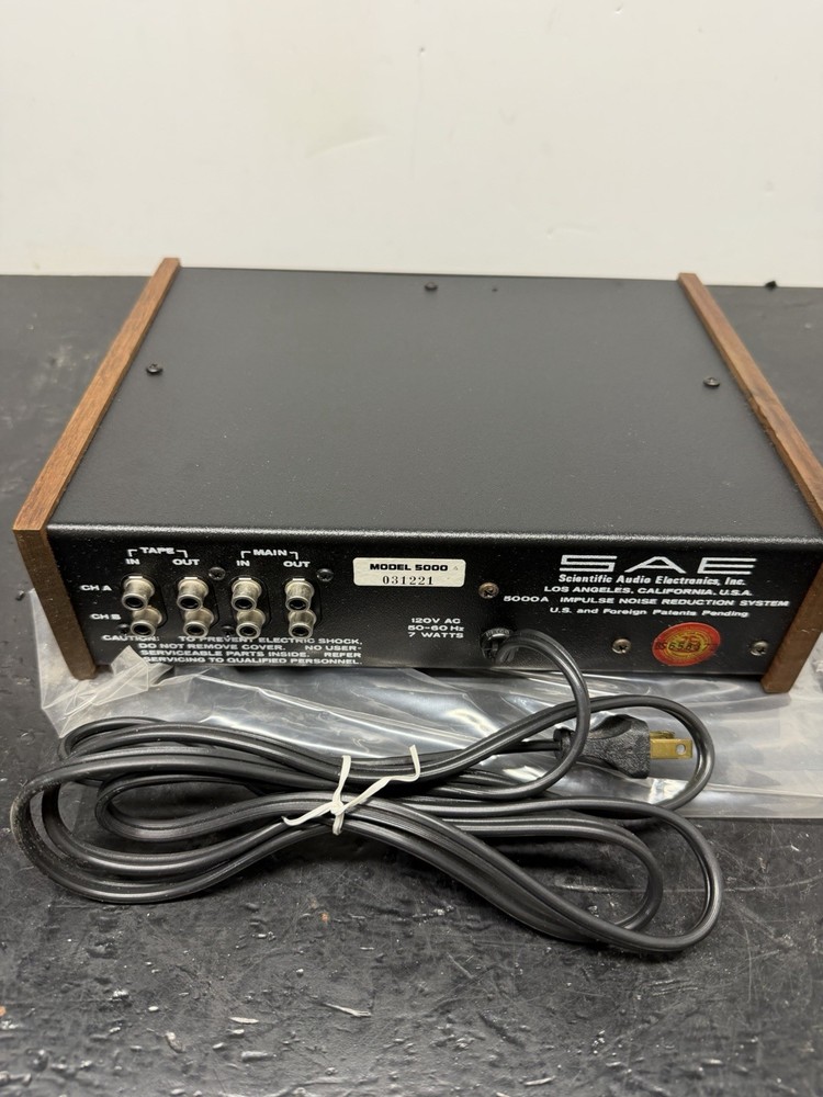A++ SAE Model 5000A Impulse Noise Reduction System; Tested Working MINT!