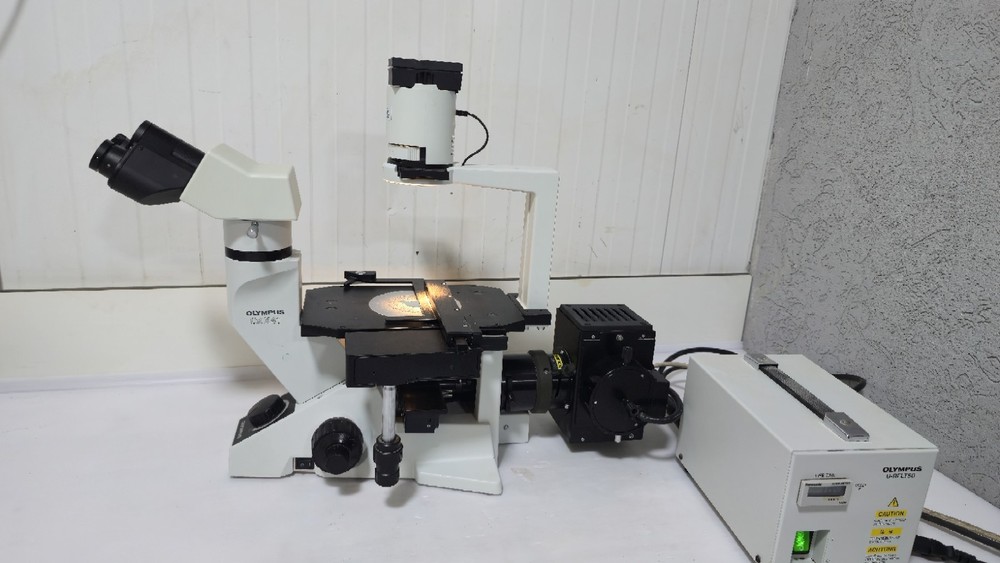 Olympus CKX41 Inverted Fluorescence Phase Contrast Microscope with 3 Objectives