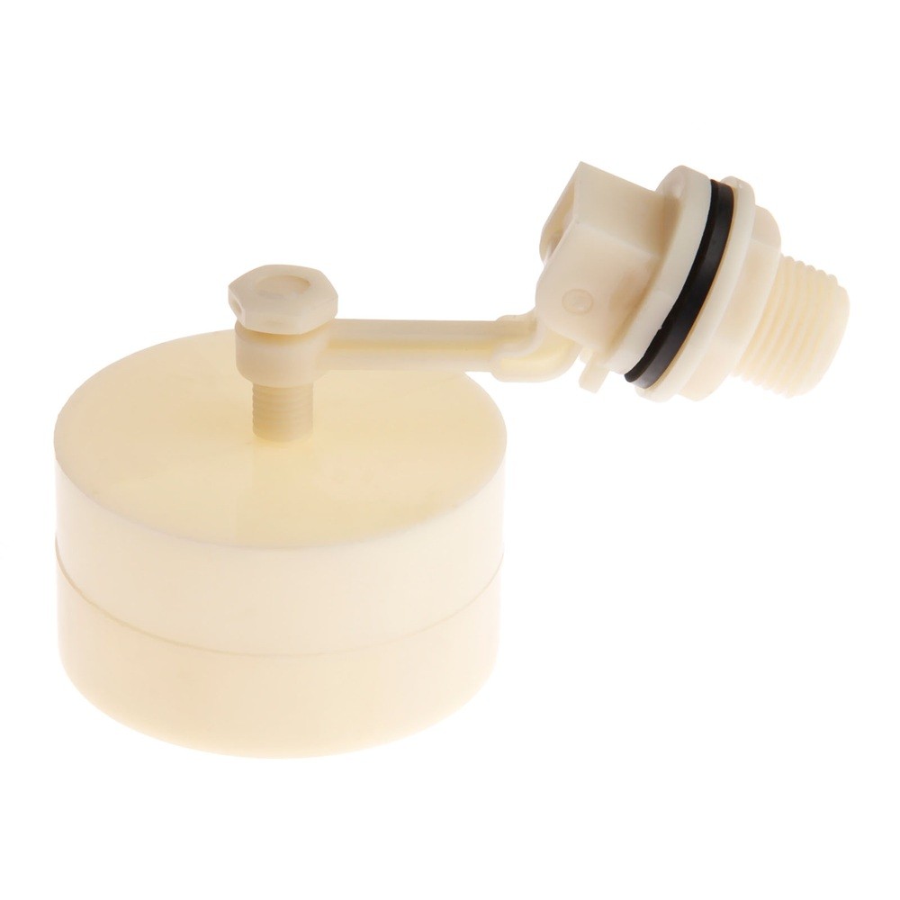 1Pc 1/2" Plastic Automatic Float Ball Valve DN15T Tank Tower Water Level Control