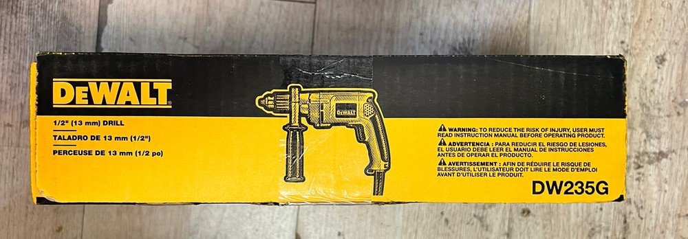 DeWalt DW235G 1/2" Heavy-Duty Variable Speed Drill, Reversible