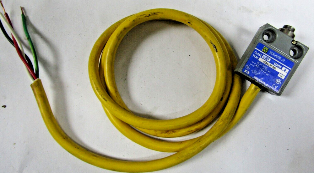 ✌️SQUARE D 9007  MS01S0300 SERIES B COMPACT ENCLOSED LIMIT SWITCH PUSH BUTTON