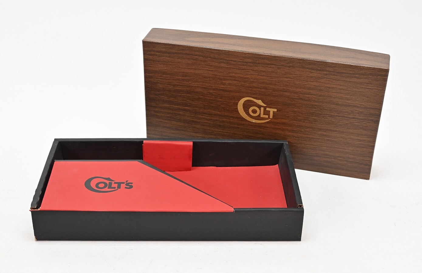 Colt Python 4-6 Inch 1965-1973 2 Piece, Red Interior Box And Paperwork. New