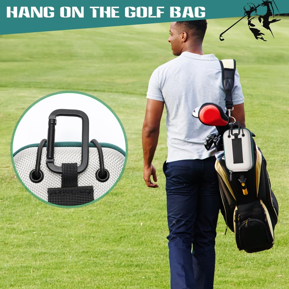 Golf Rangefinder Hard Shell Case Universal Carry Bag Grey Green
