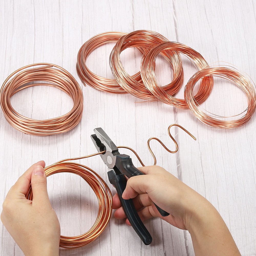 49' Solid Bare Copper Wire 36# 99.9% Pure Copper Wire 0.2mm Soft Beading Wire