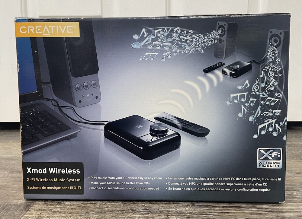 Creative Xmod Wireless Music System Model No. SB0830EF