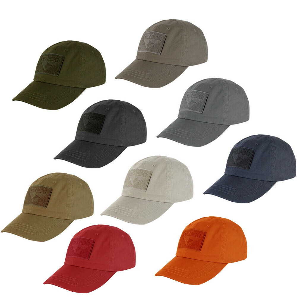 Condor Tactical Operator Adjustable Airsoft Baseball Cap w/ Hook & Loop Panels