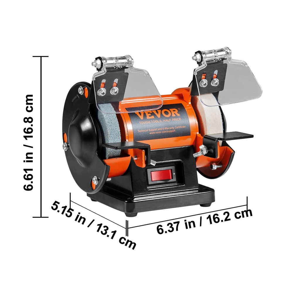 Jewelry Polisher Buffer Brushless Adjustable Speed Multi-purpose Bench Grinder