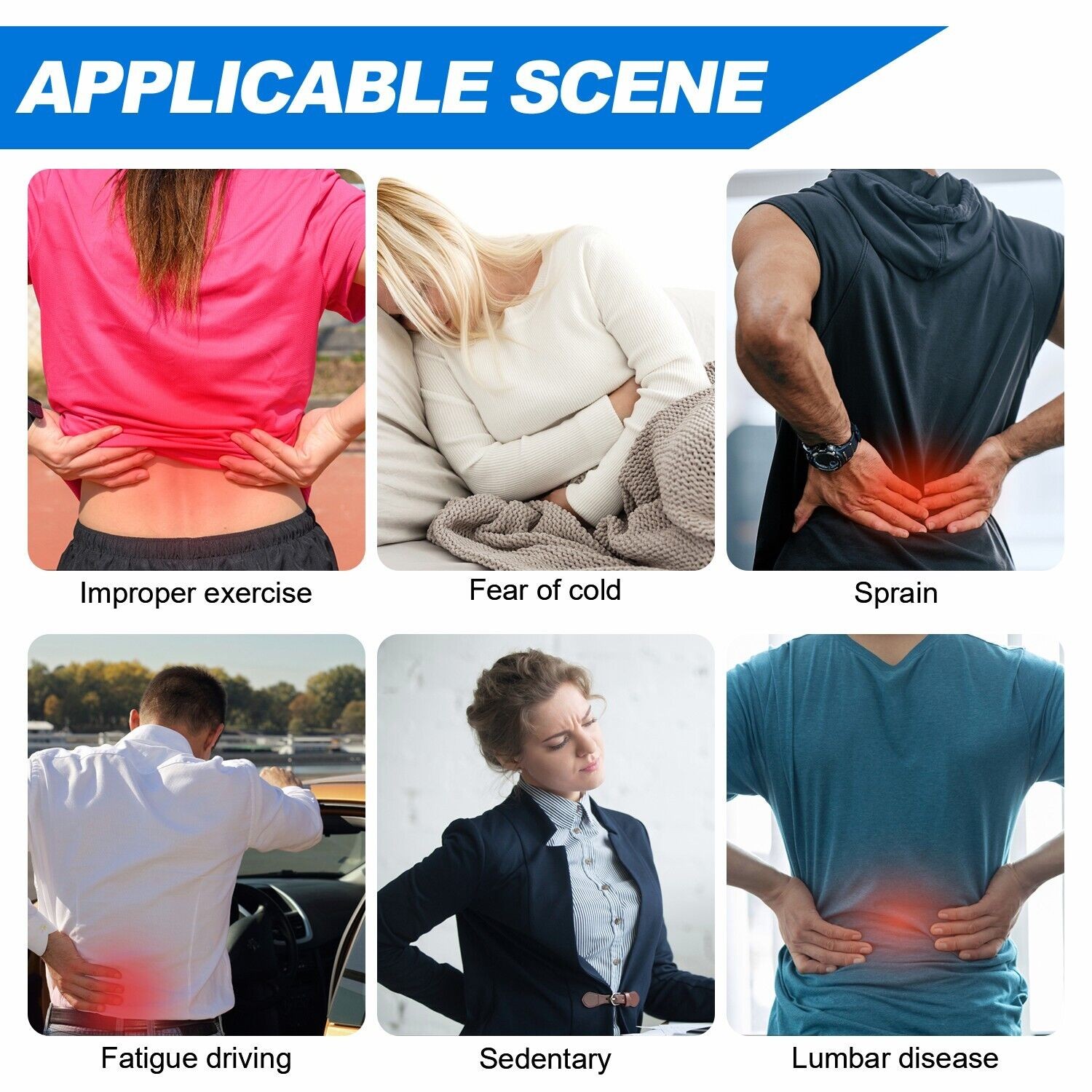 Adjustable Lumbar Support Lower Waist Back Belt Brace Pain Relief For Men Women