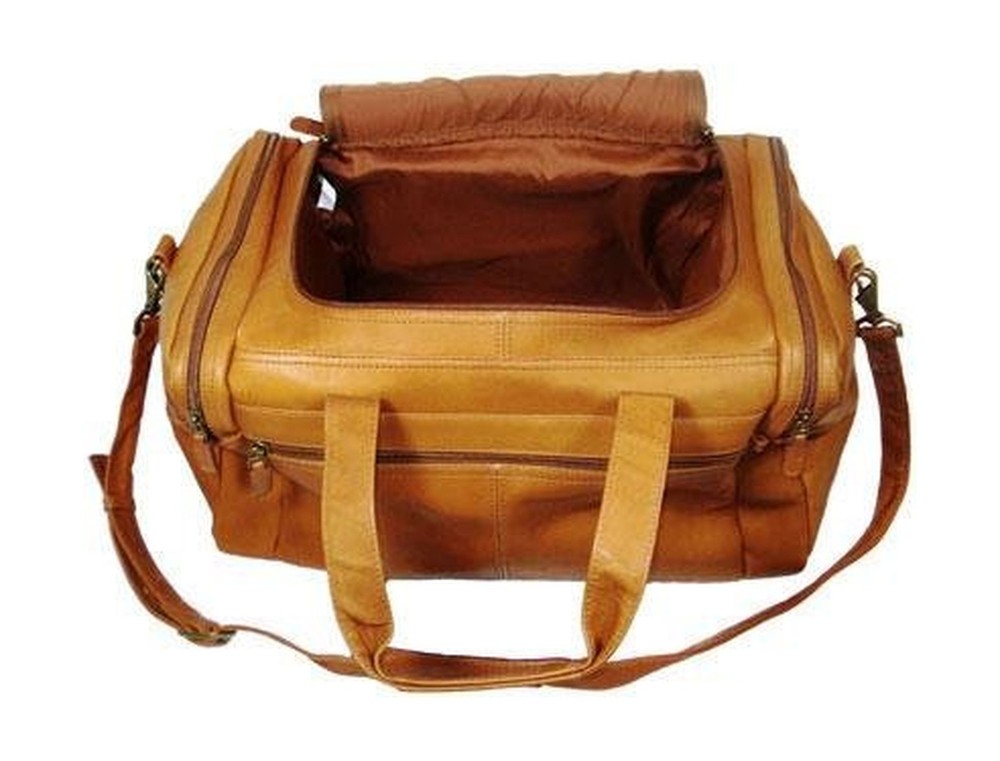 Dorado Vaquetta Leather 18" Duffel - Caf‚