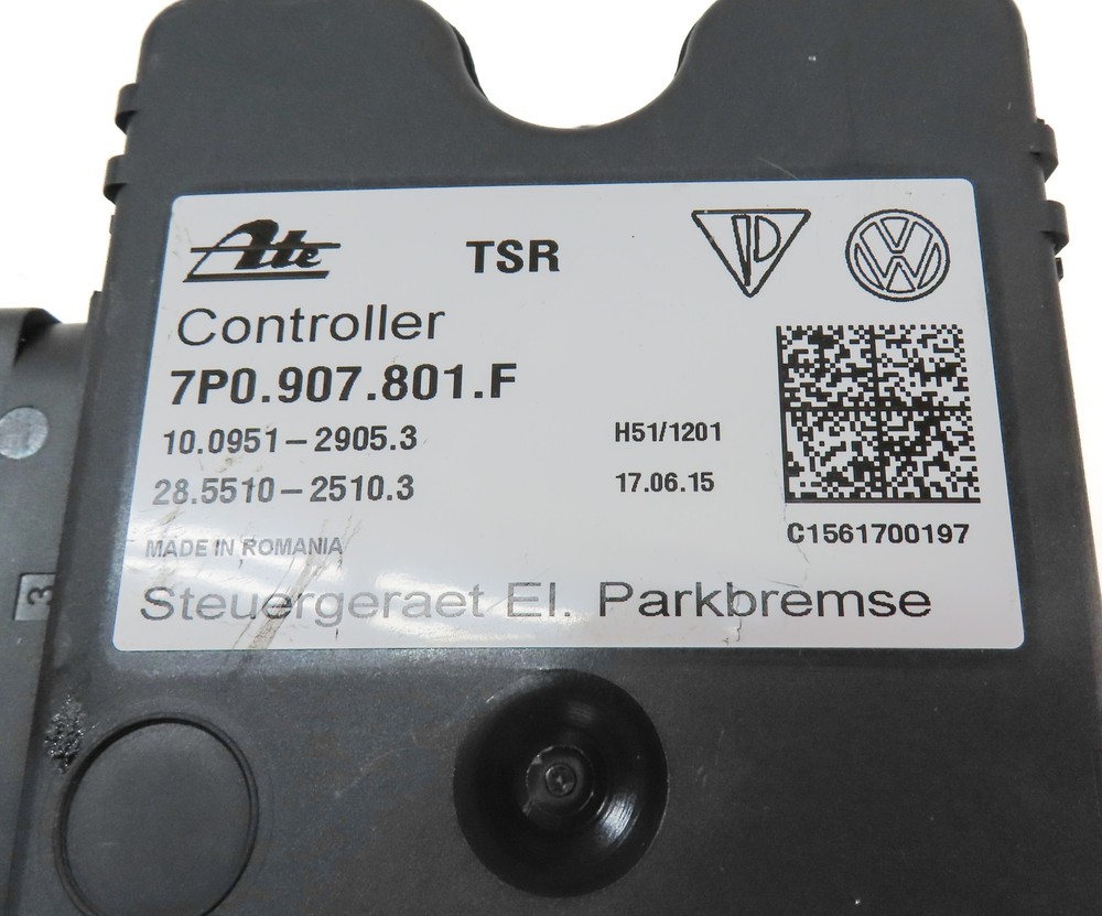 2016 PORSCHE CAYENNE (958) ELECTRONIC PARKING BRAKE CONTROL MODULE