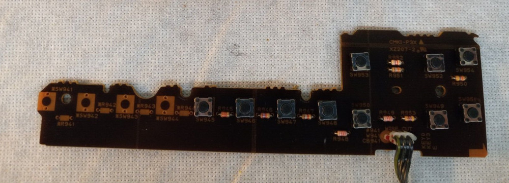 YAMAHA RX-V800 AV Receiver TUNER BUTTON PCB
