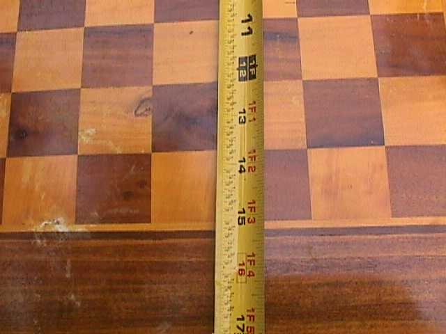 VINTAGE WOODEN FOLDING CHESS BOARD DECOR WALL ART YOU RESTORE