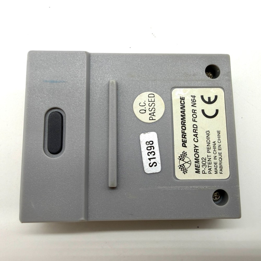 Performance TremorPak Plus Nintendo 64 N64 Rumble Accessory & Memory Card