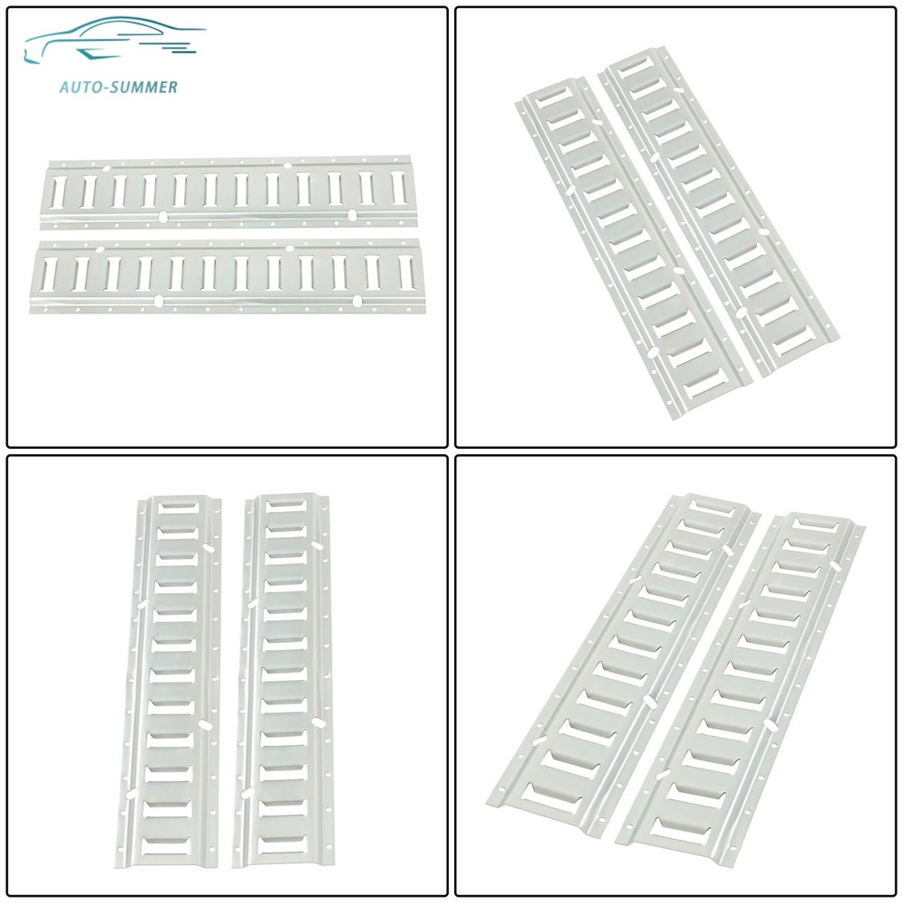For Van ATV 6 Pcs Durable 2' E Track Tie Down Enclosed Trailer Portable Flexible
