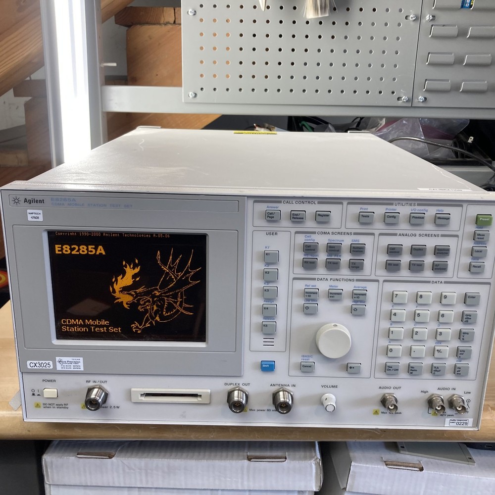 Agilent E8285A CDMA Mobile Station Test Set  Not Working Error 0040