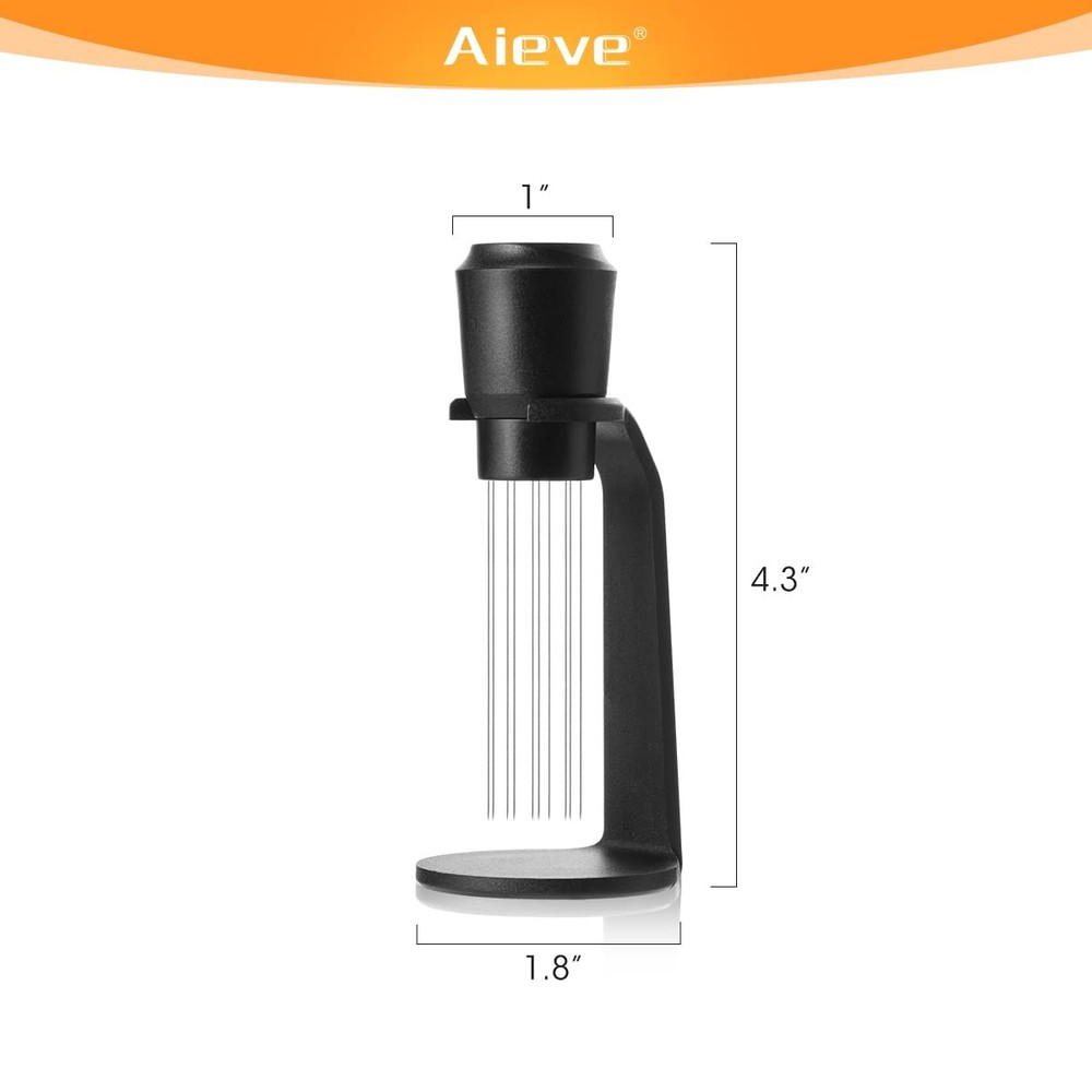 Aieve WDT Tool Espresso, Distribution Espresso Black-Plastic